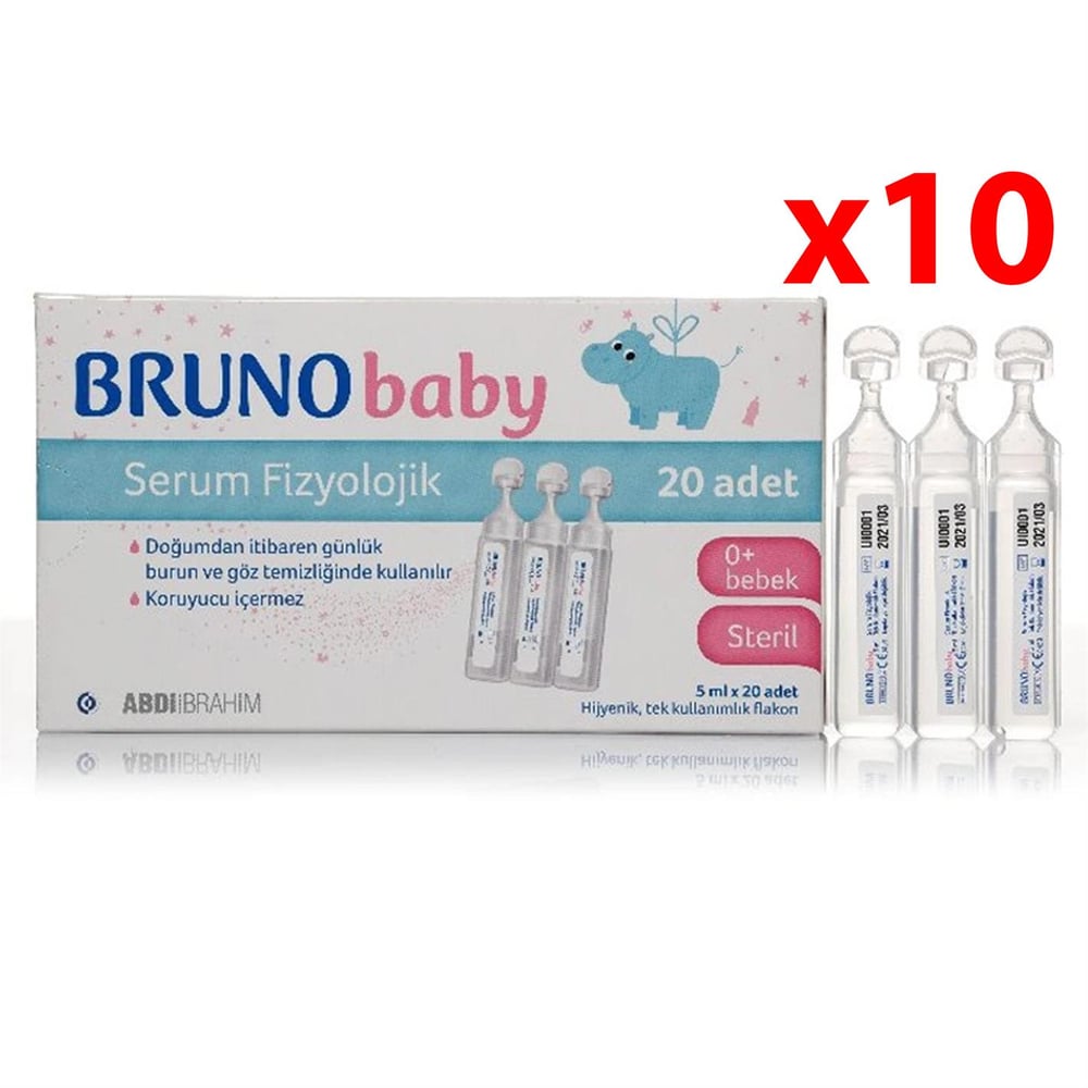 Bruno Baby Serum Damla 5 ml x 20 Adet 10 Adet