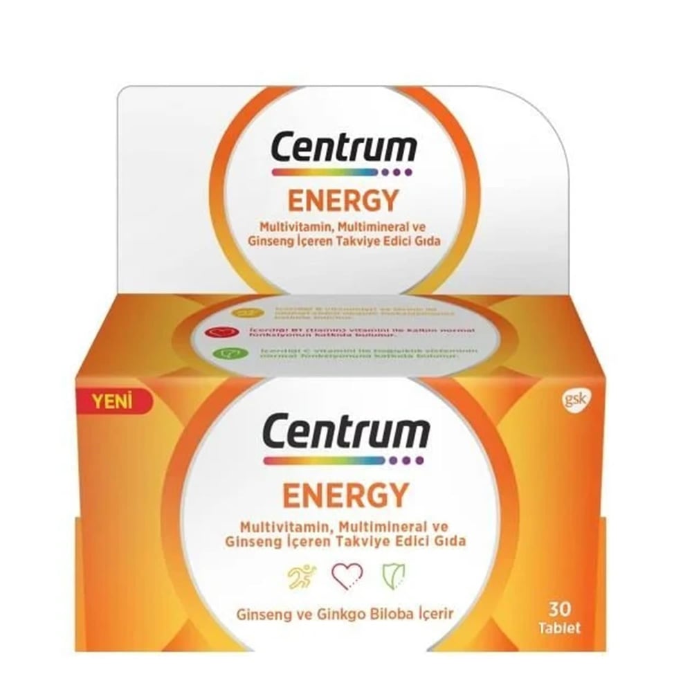 Centrum Energy 30 Tablet + İlaç Kutusu Hediyeli