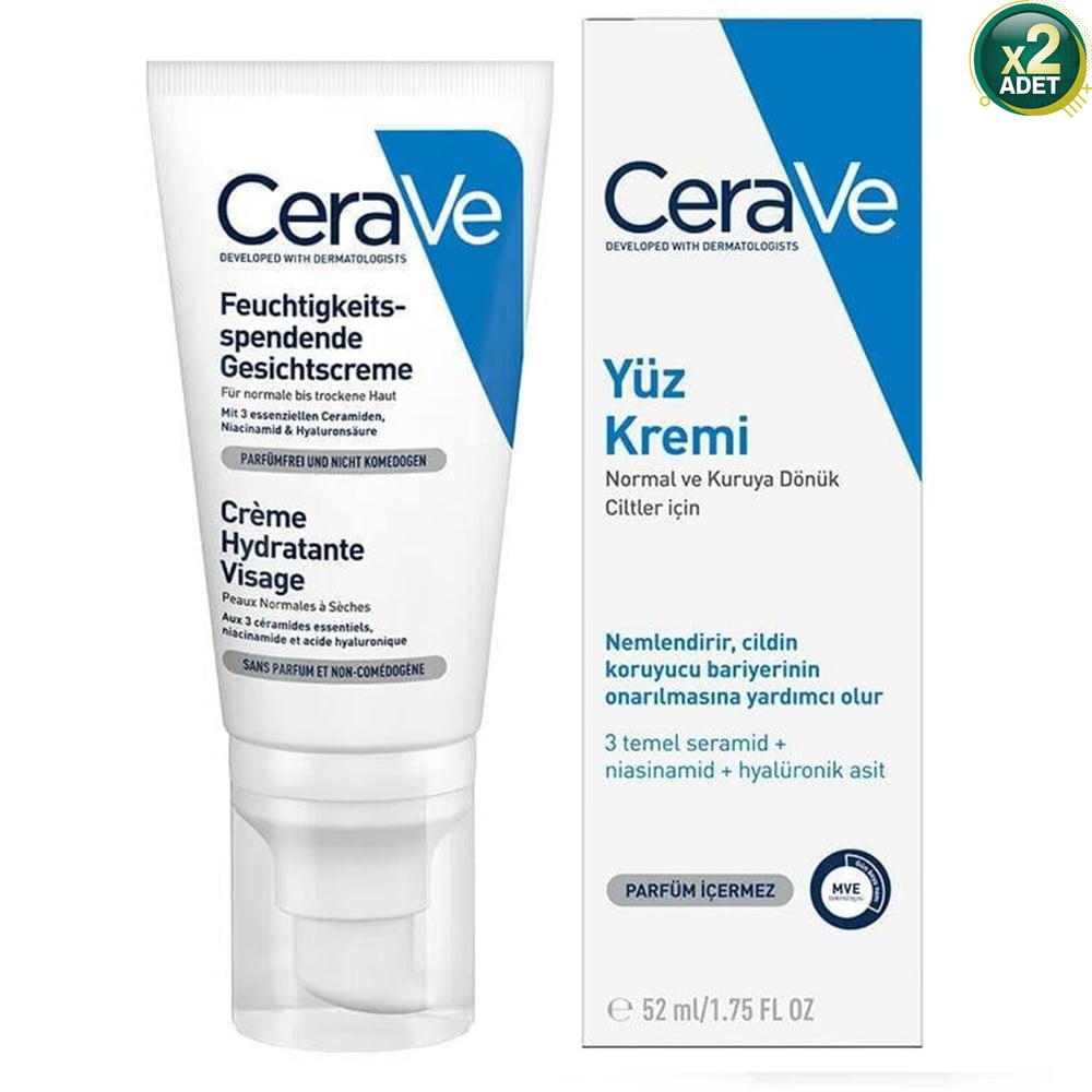 Cerave 52 ml Nemlendirici Krem 2 Adet