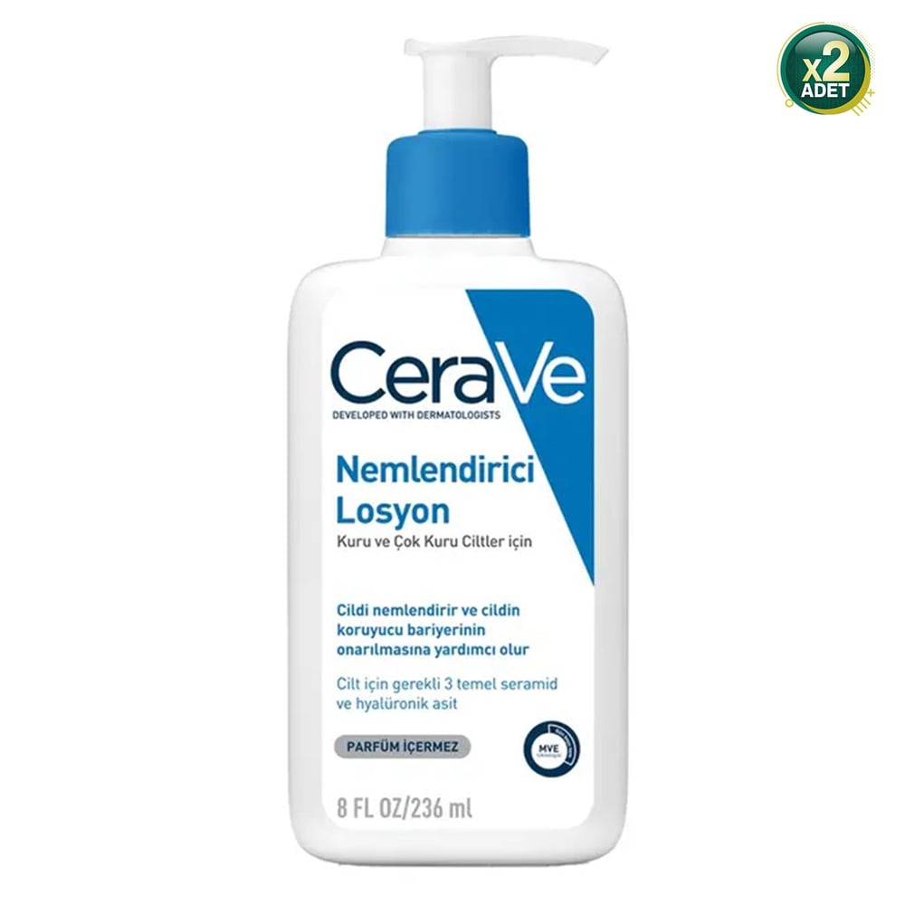 CeraVe Nemlendirici Yüz ve Vücut Losyonu 236 ml - 2 Adet