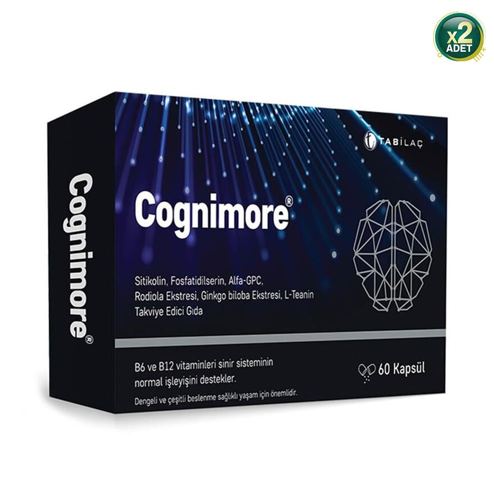 Cognimore 60 Kapsül 2 Adet