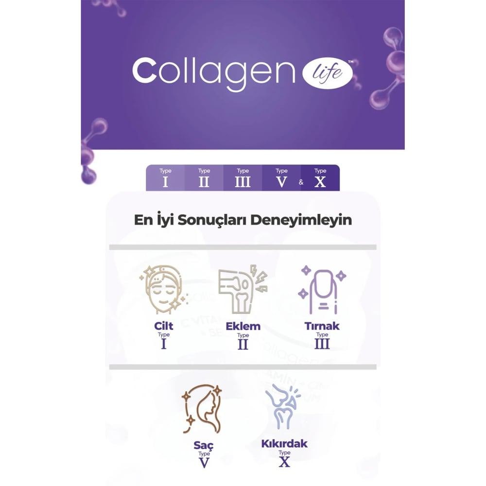 Collagen Life Pro C Vitamin Çinko Selenyum 500 mg 90 Tablet 3 Adet