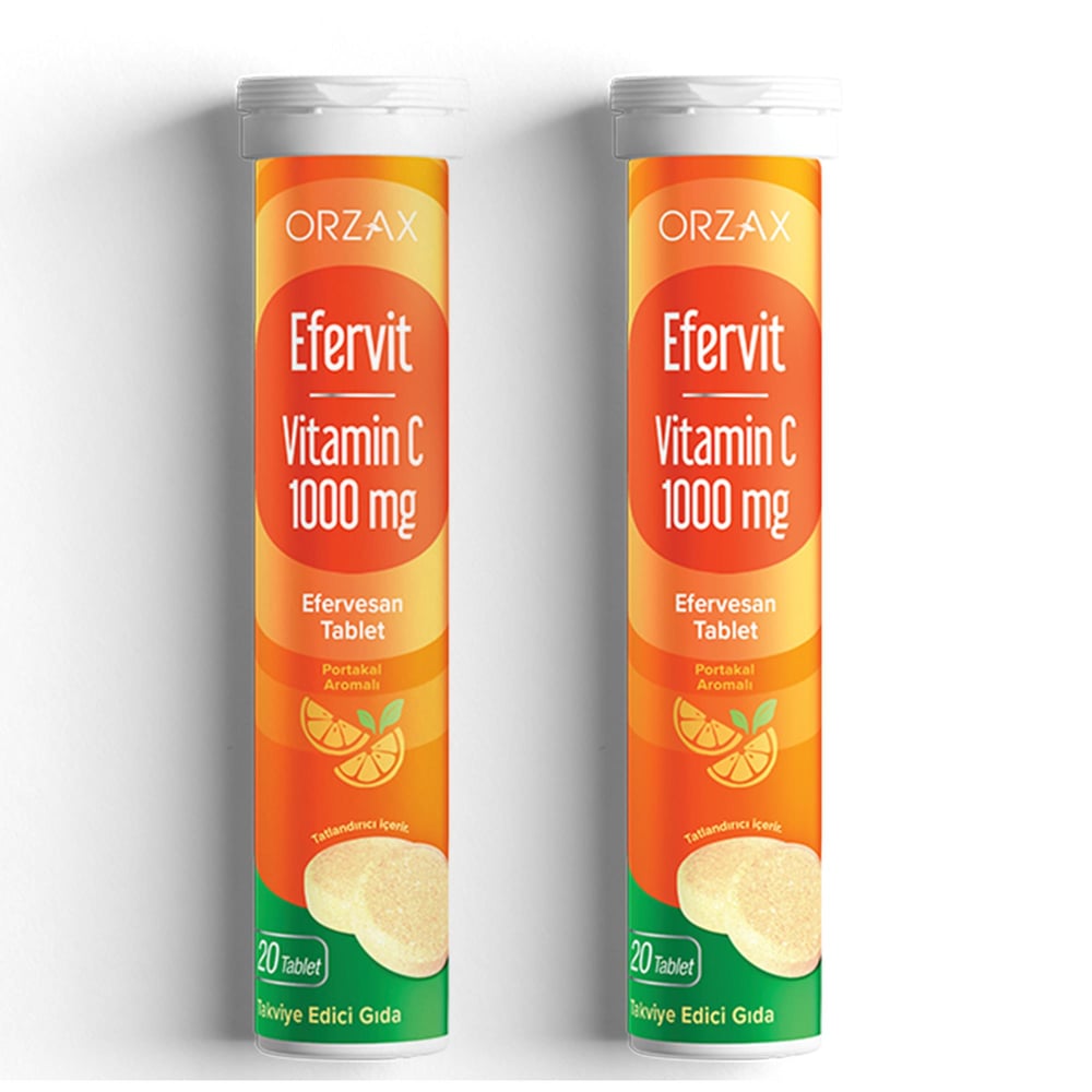 Efervit Vitamin C 1000 mg 20 Efervesan Tablet 2'li