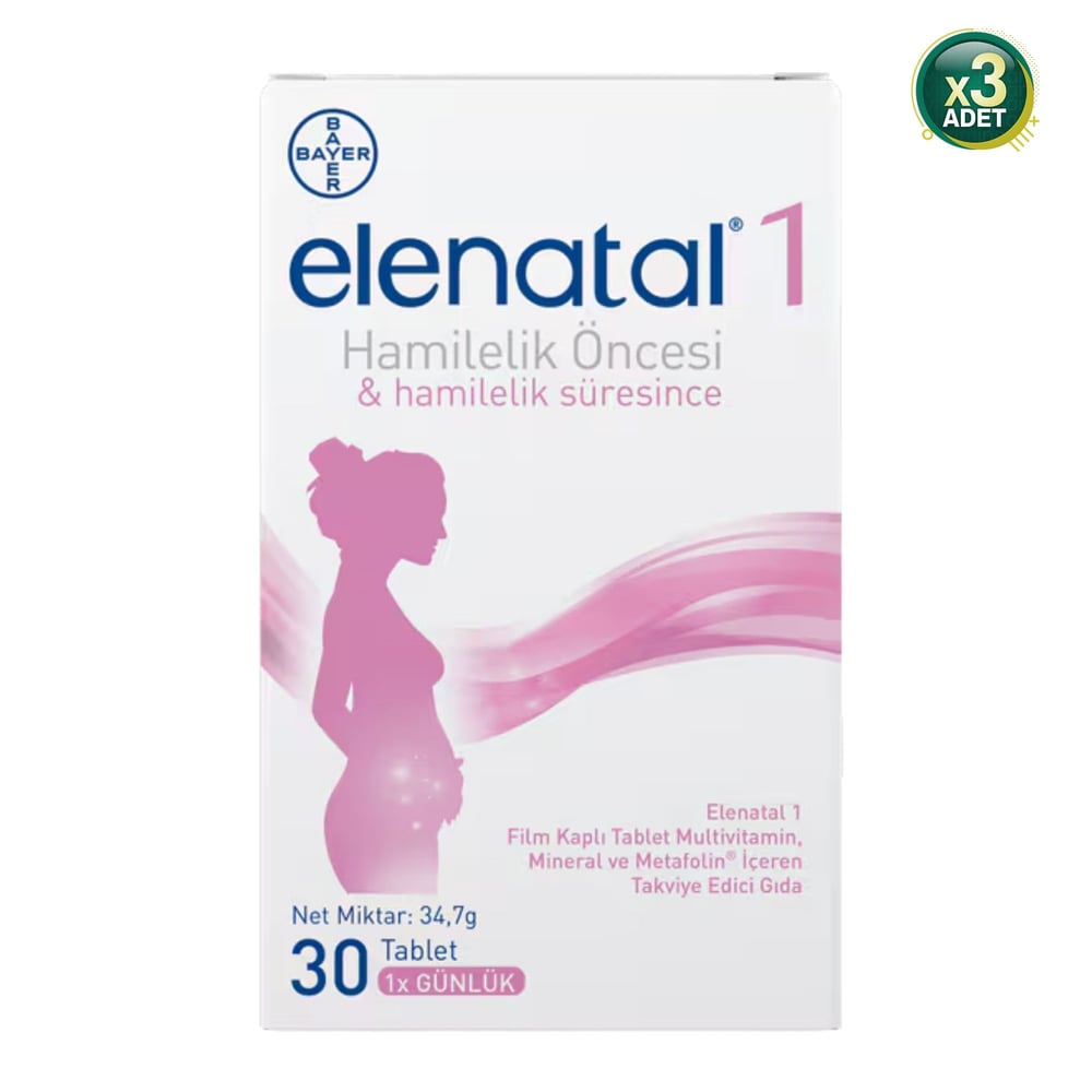 Elenatal 1 30 Tablet 3 Adet