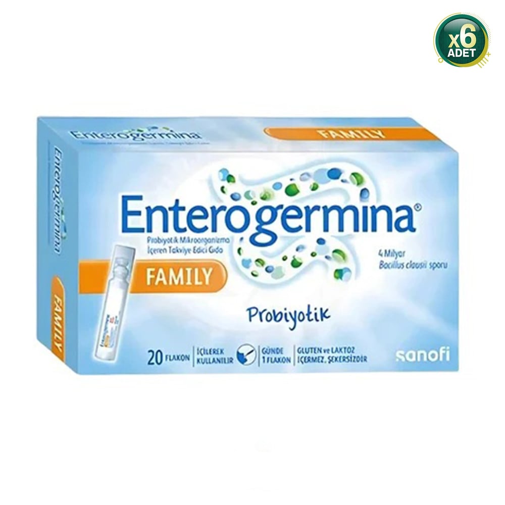 Enterogermina Family 5 ml x 20 Flakon 6'lı Paket