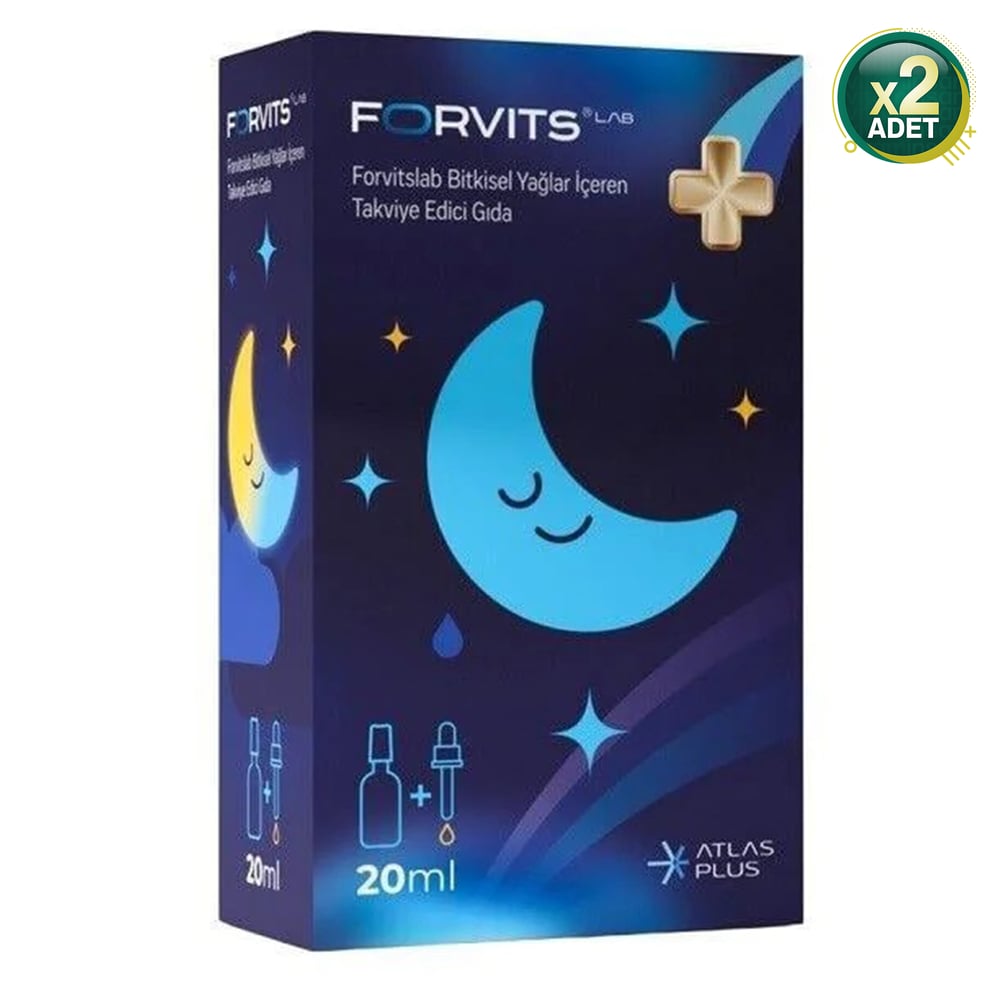 Forvits Lab Bitkisel Bebekler için 20 ml Gaz Damlası 2 Adet