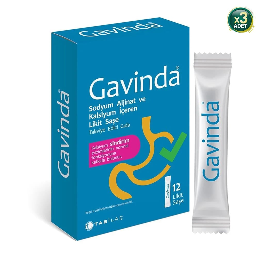 Gavinda 12 Likit Saşe - 3 Adet (36 Saşe)