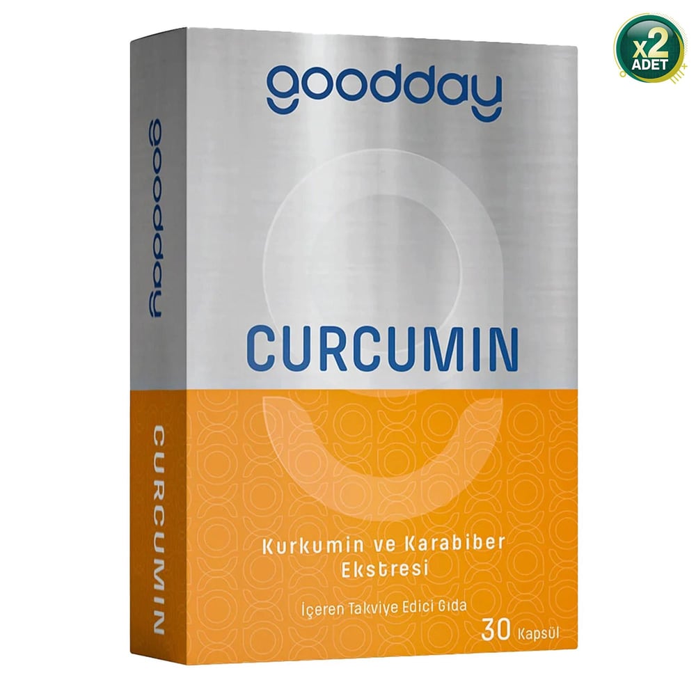 Goodday Curcumin 30 Kapsül 2 Adet
