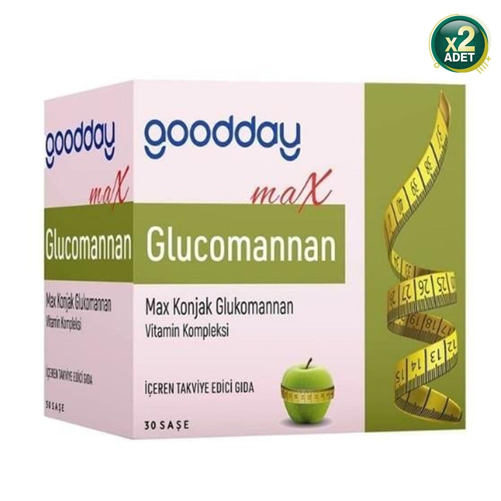 Goodday Glucomannan 30 Saşe 2 Adet