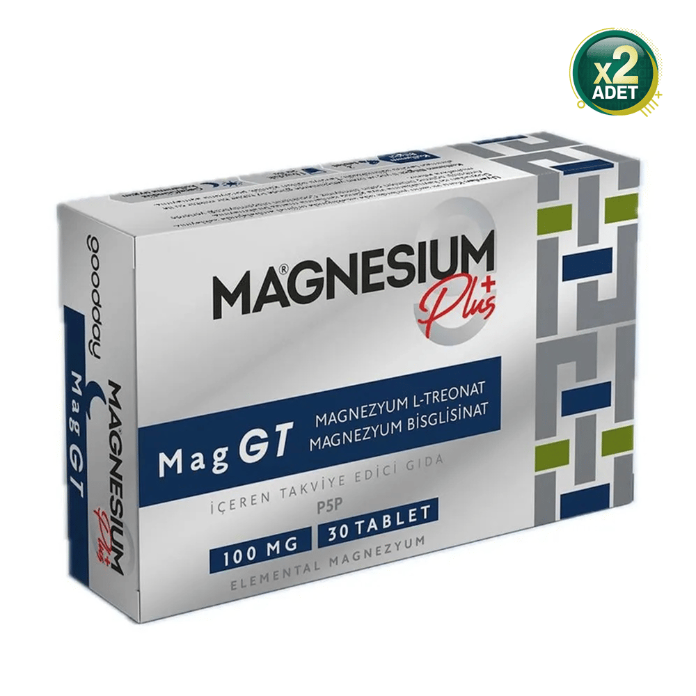 Goodday Magnesium Plus Mag GT 30 Tablet 2 Adet