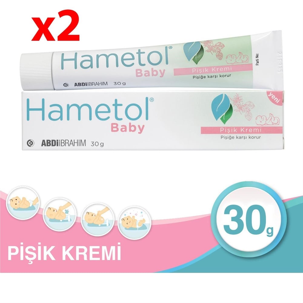 Hametol Baby Bez Bölgesi Bakım Pişik Kremi 30 g 2 Adet