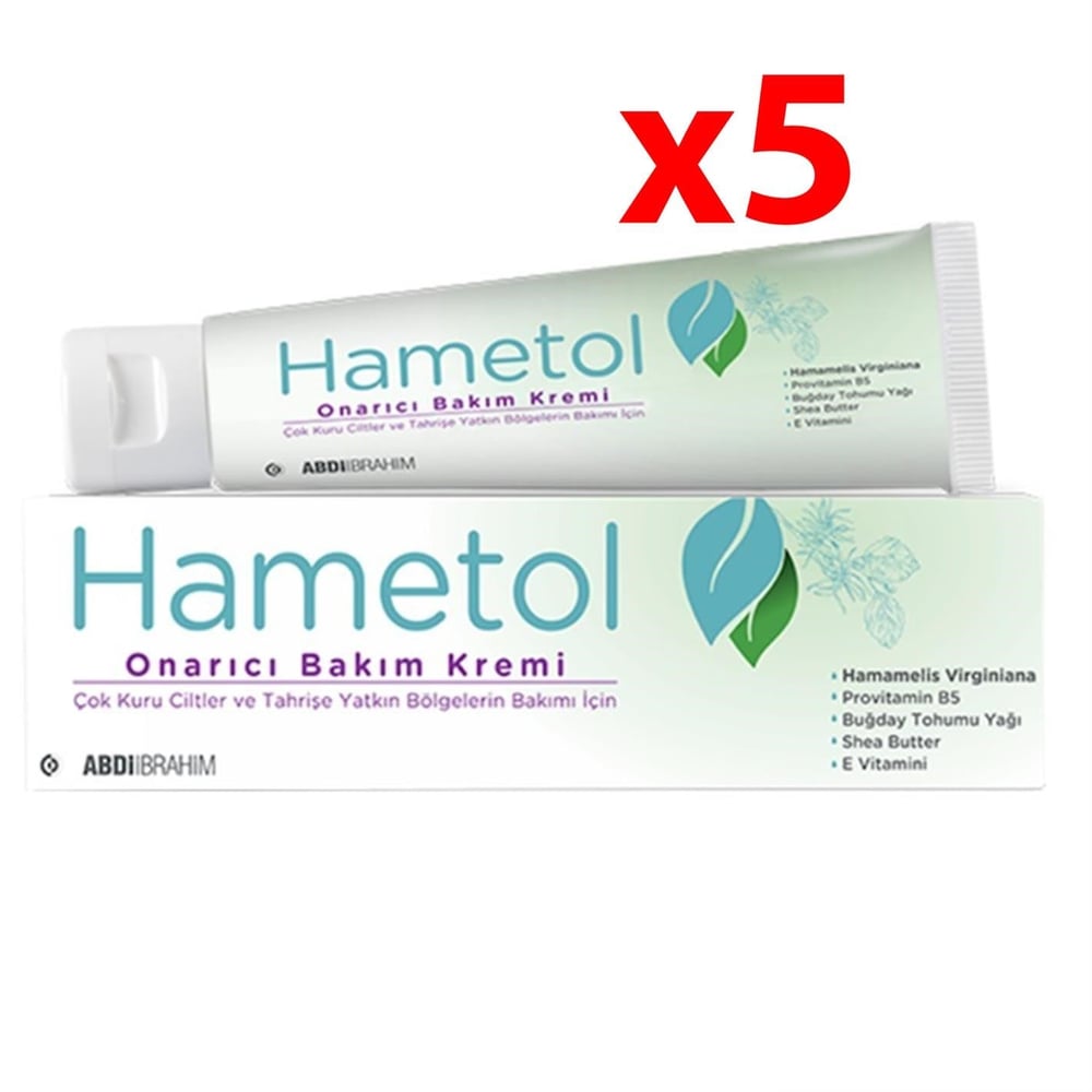 Hametol Çok Kuru Ciltler İçin Onarıcı Bakım Kremi 30 g 5 Adet