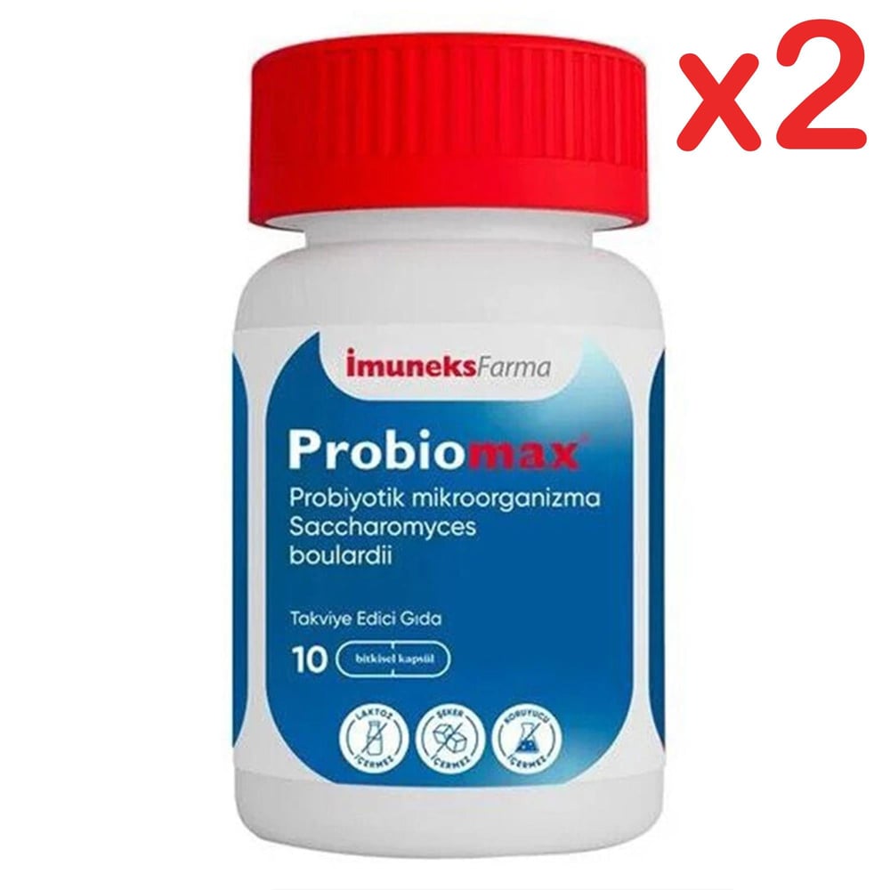 İmuneks Farma Probiomax 10 Kapsül 2 Adet 