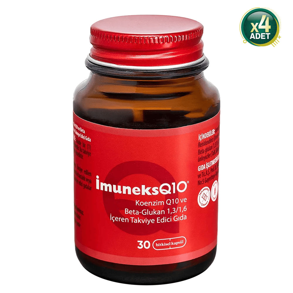 İmuneks Q10 30 Kapsül 4 Adet