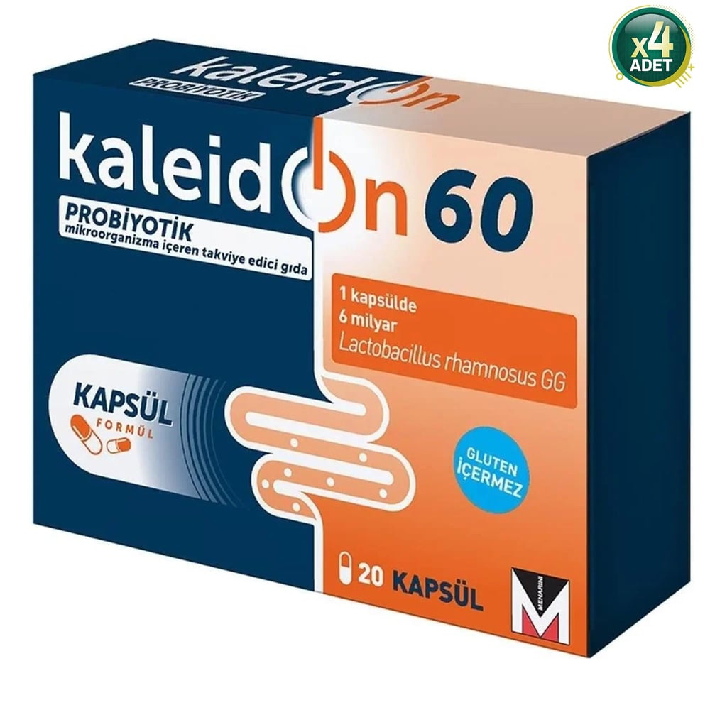 Kaleidon 60 Mg 20 Kapsül 4 Adet