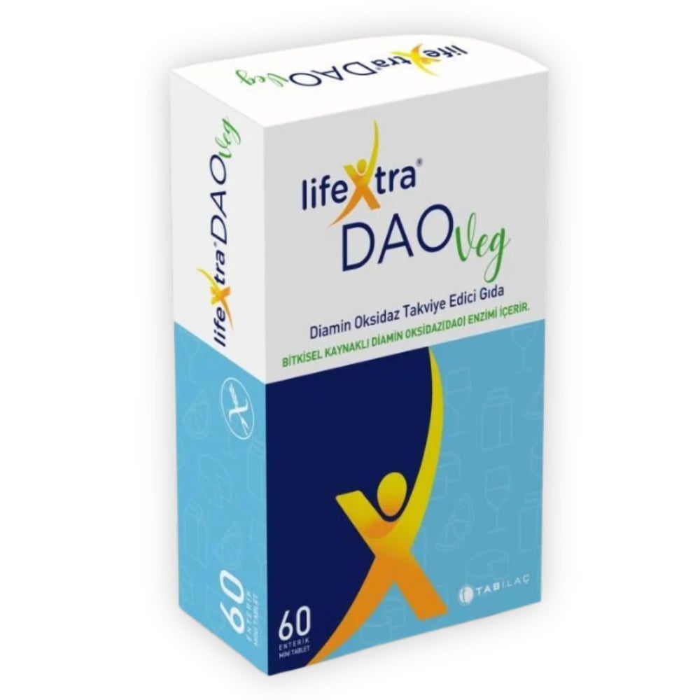 Lifextra Daoveg Diamin Oksidaz 60 Vegan Tablet