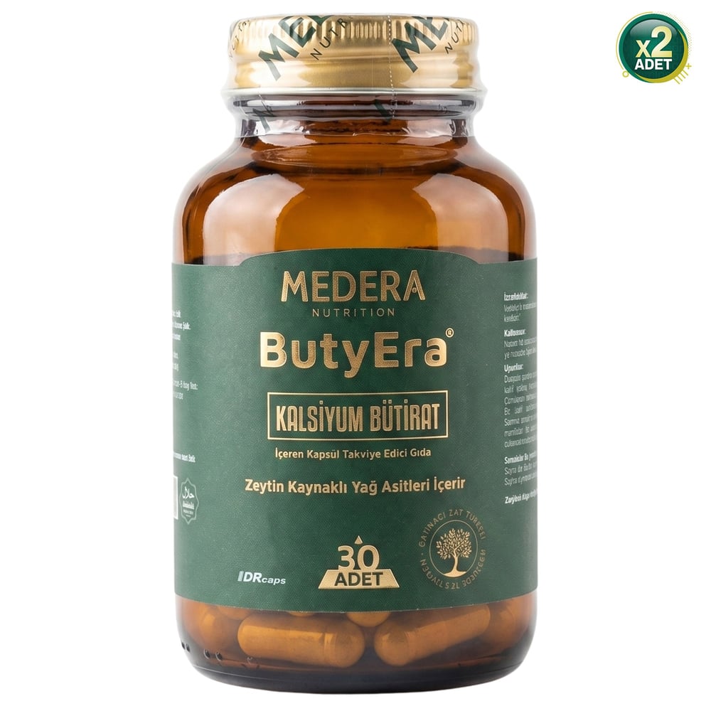 Medera Nutrition Butyera 30 Kapsül 2 Adet