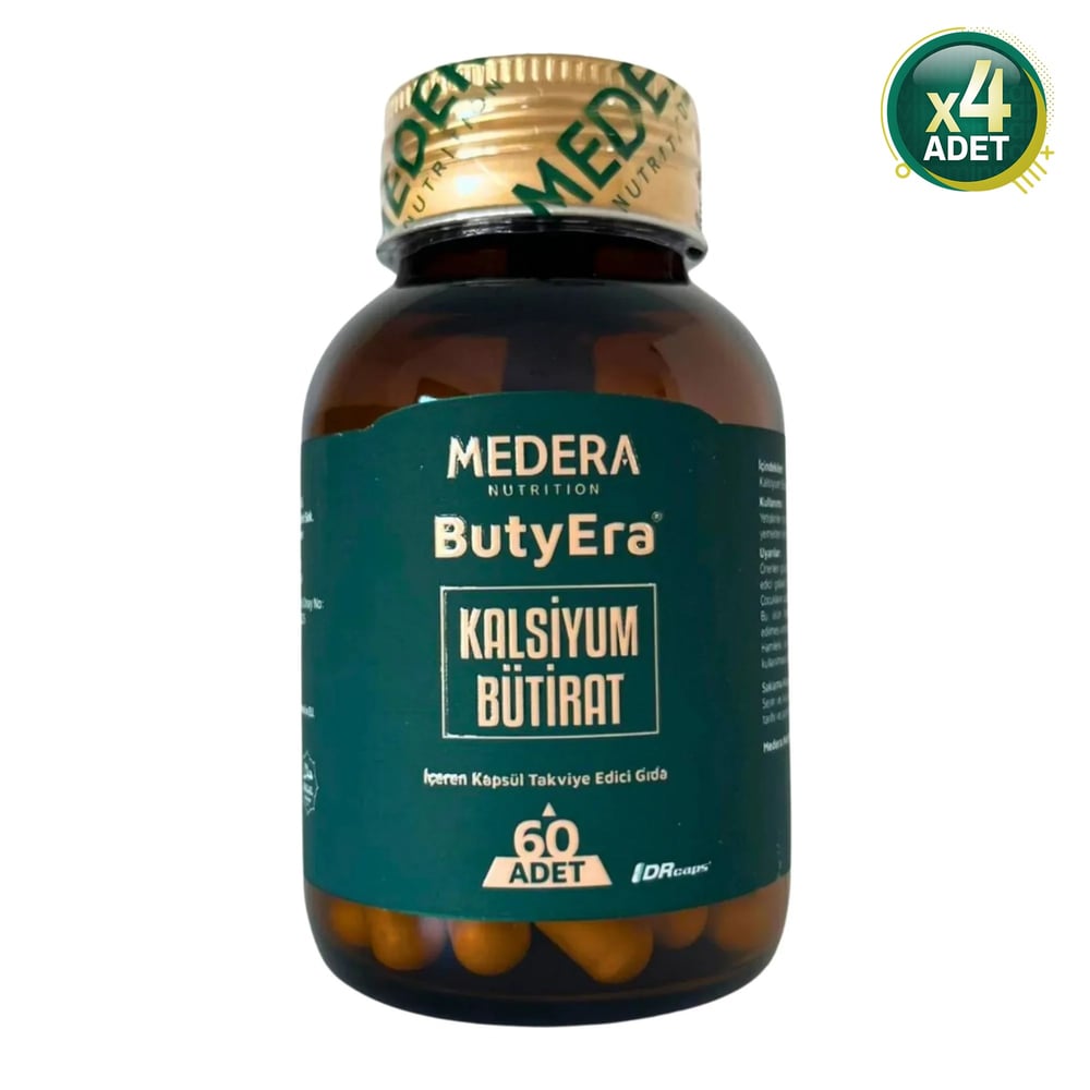Medera Nutrition Butyera 60 Kapsül 4 Adet