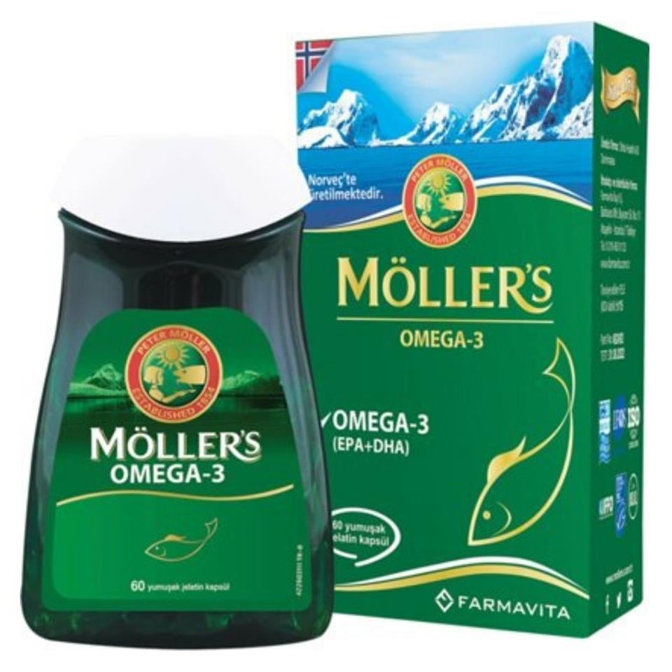 Möller's Omega 3 Balık Yağı 60 Kapsül