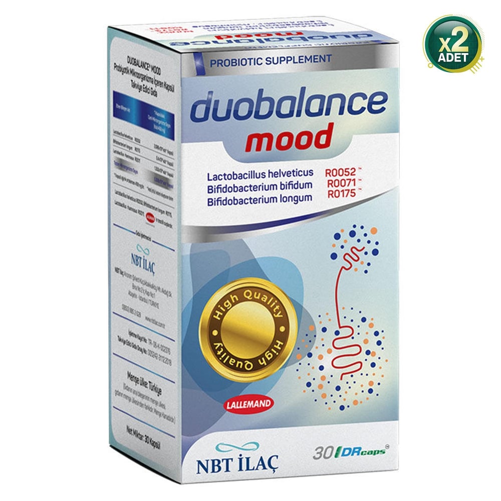 NBT İlaç Duobalance Mood Takviye Edici Gıda 30 Kapsül 2 Adet