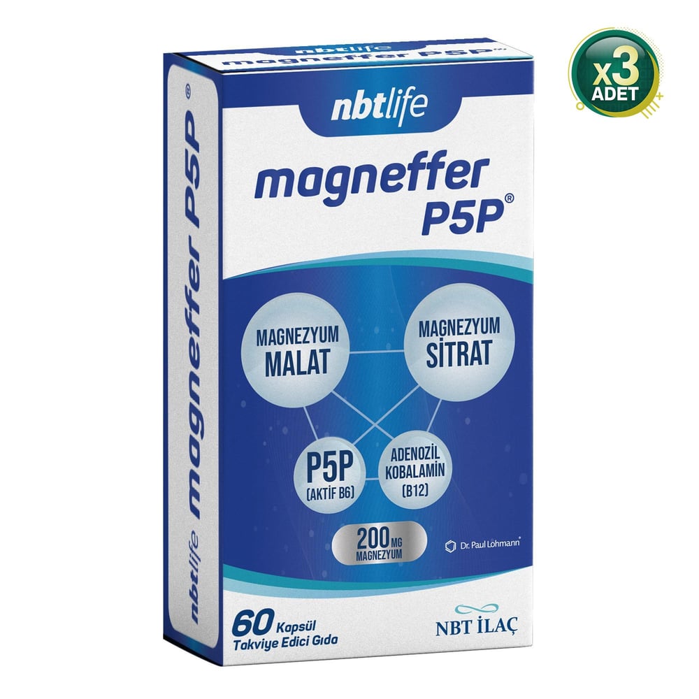 Nbt Life Magneffer 60 Kapsül 3 Adet