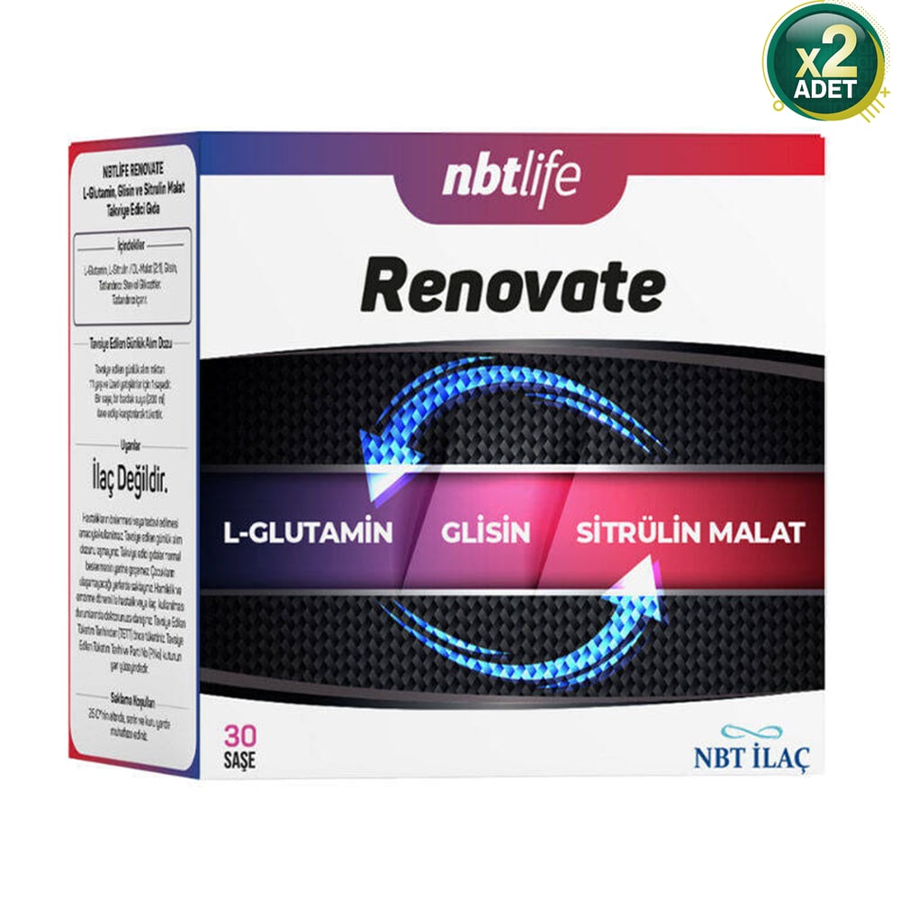 Nbt Life Renovate 30 Şase x 2 Adet