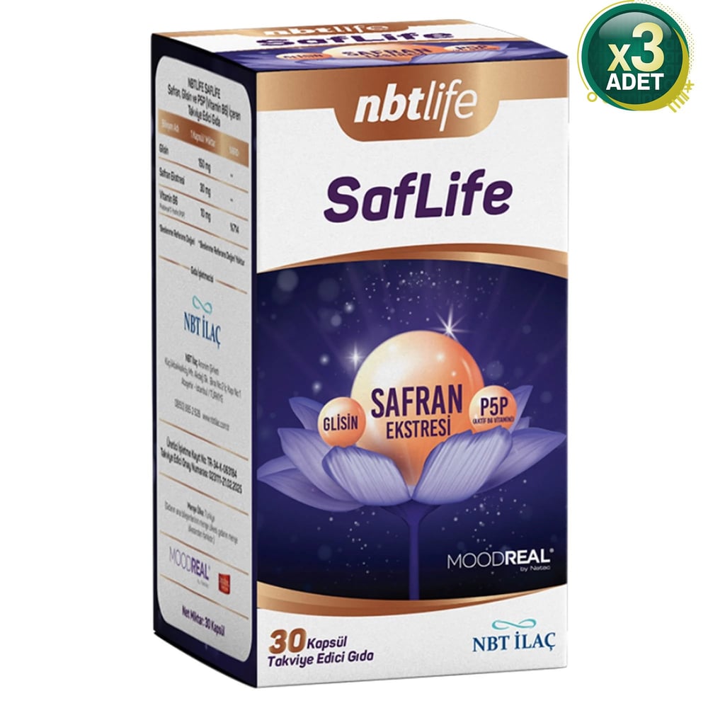 Nbt Life Saflife 30 Kapsül 3 Adet - xx