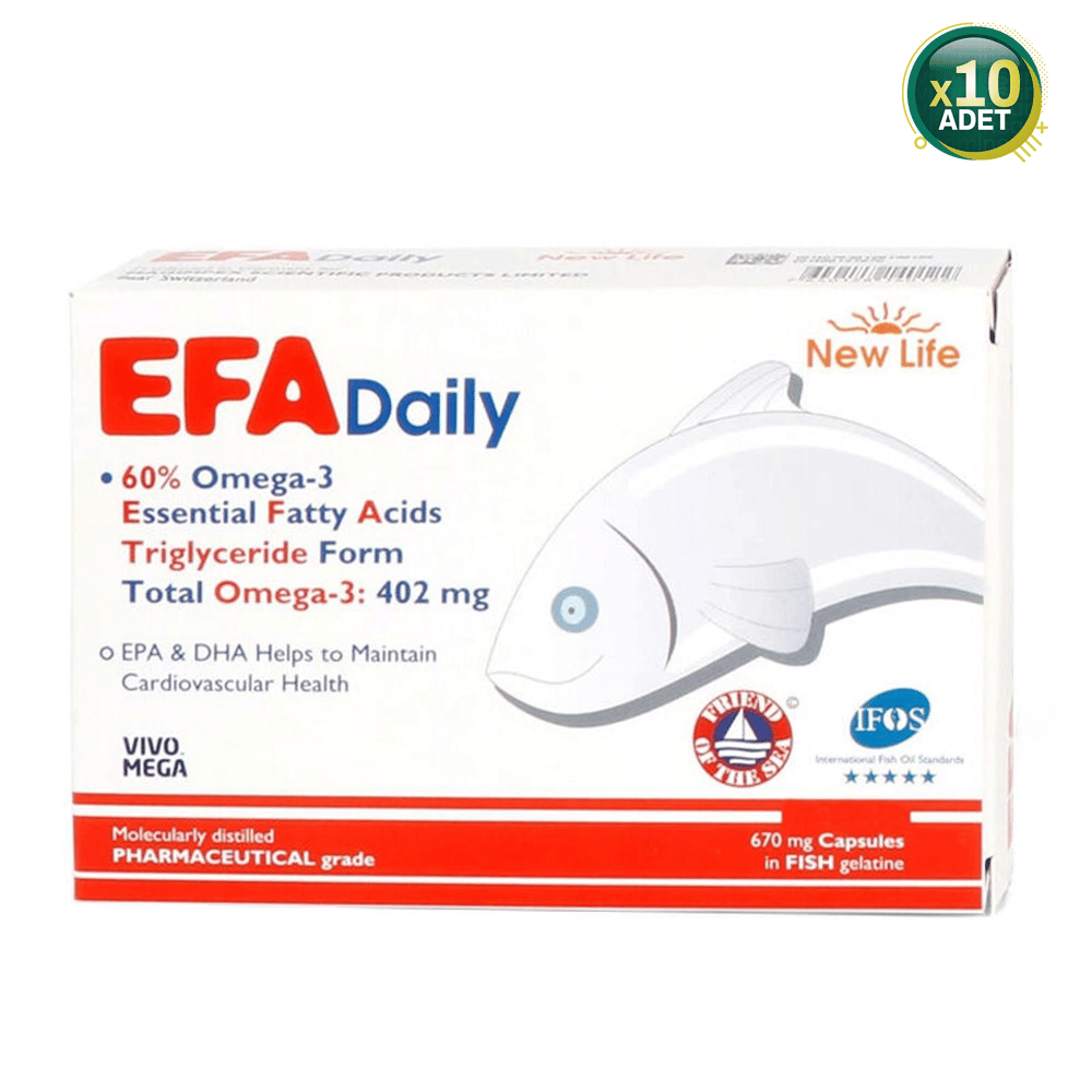 New Life EFA Daily 60 Kapsül 10 Adet