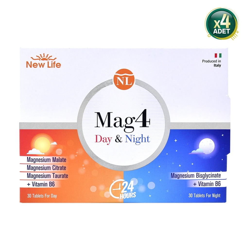 New Life Mag 4 Day 30 Tablet & Night 30 Tablet 4 Adet