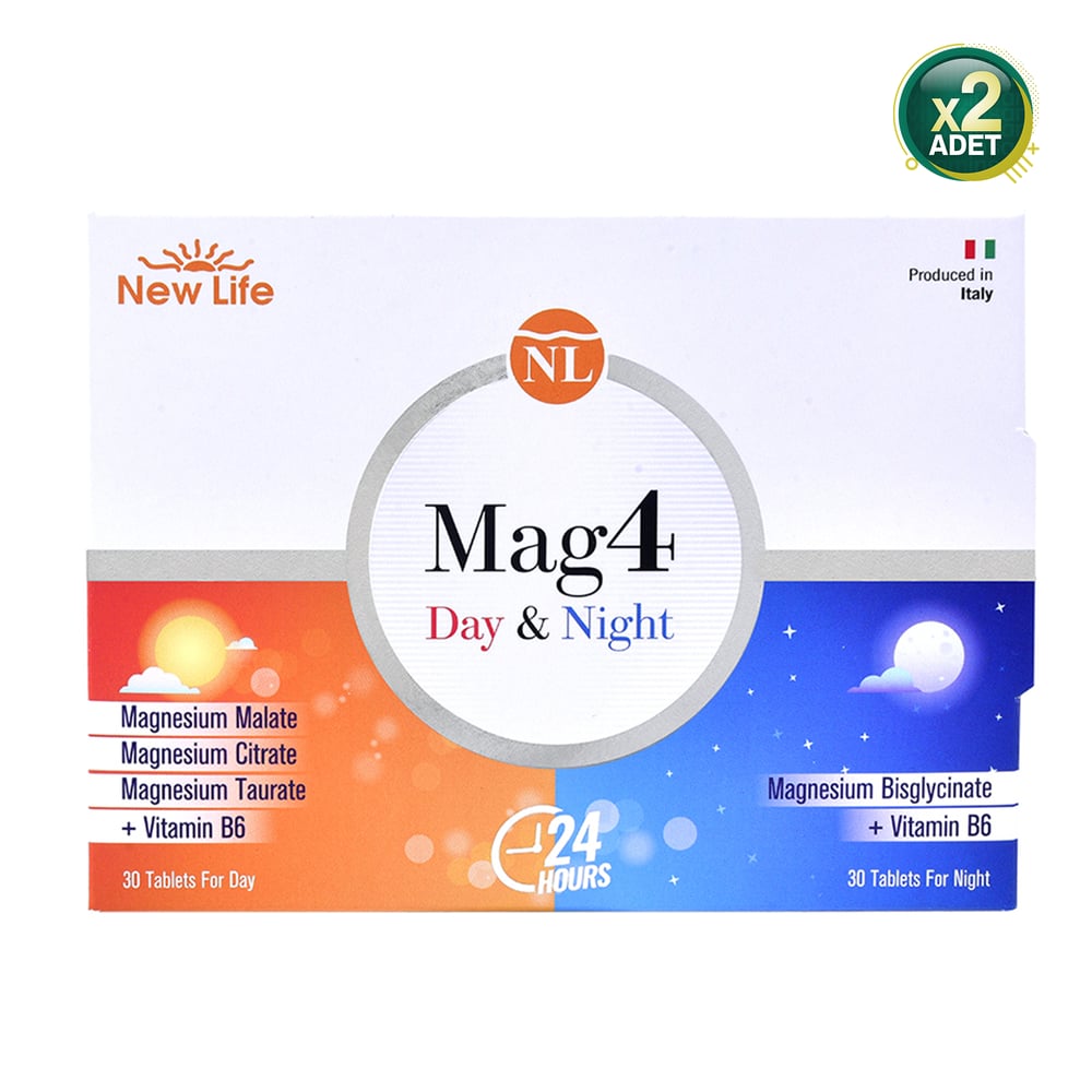 New Life Mag4 Day Night 30+30 Tablet 2 Adet