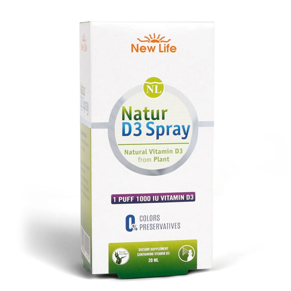 New Life Natur D3 1000 IU Sprey 20 ml