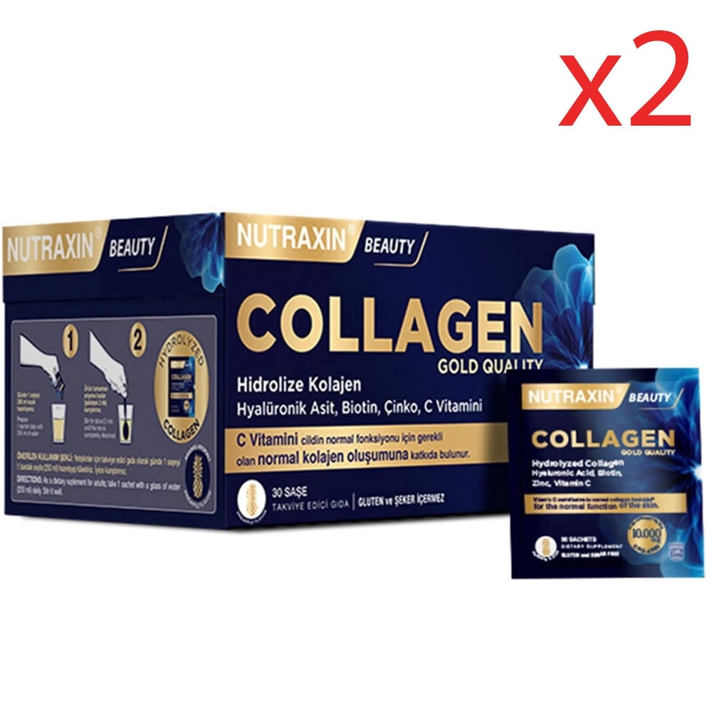 Nutraxin Collagen 30 Saşe 10000 Mg 2 Adet