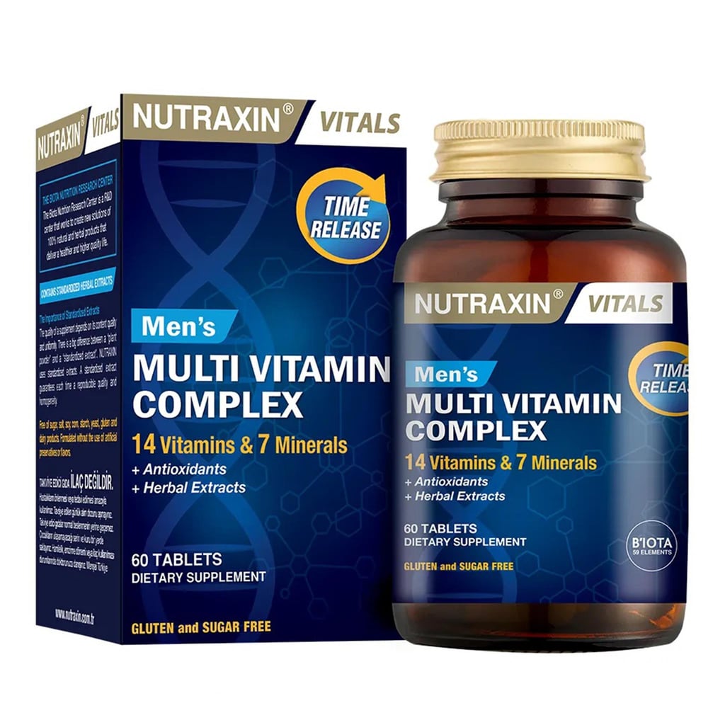 Nutraxin Men's Multivitamin Complex 60 Tablet