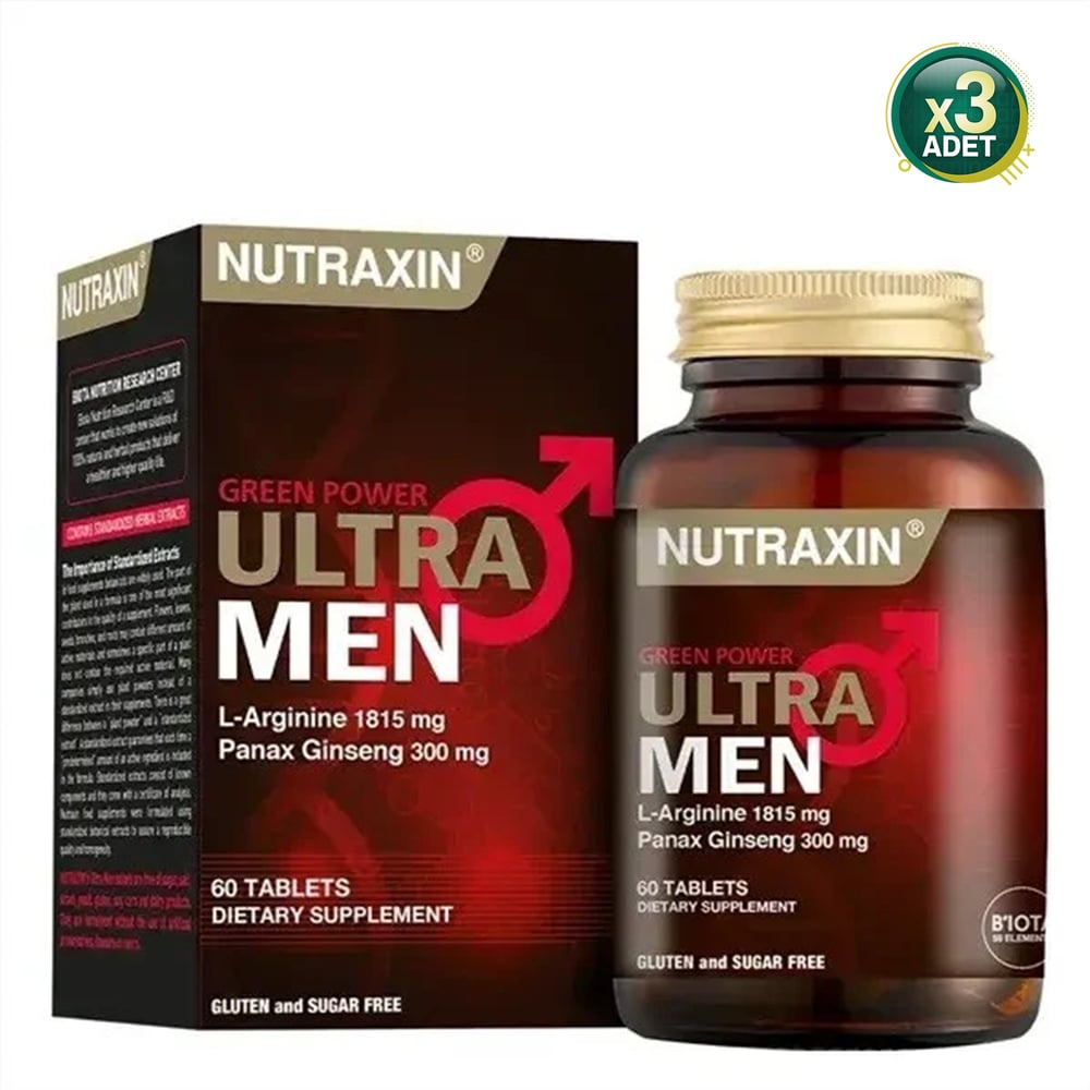 Nutraxin Ultra Men 60 Tablet 3 Adet