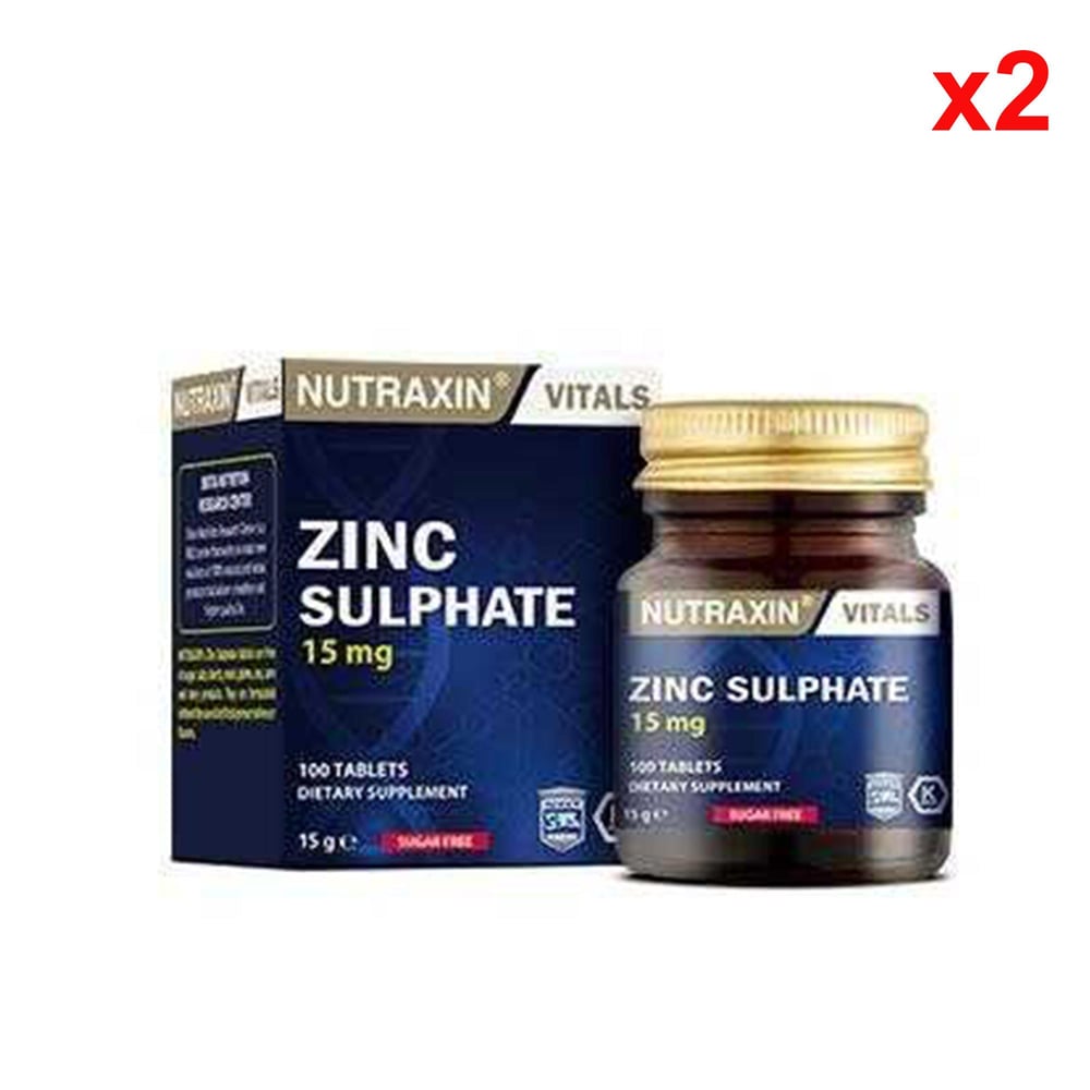 Nutraxin Zinc Sulphate 100 Tablet 2 Adet