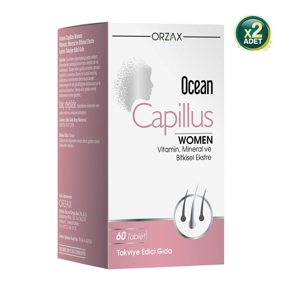 Ocean Capillus Women 60 Tablet 2'li