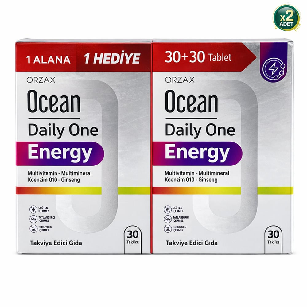 Ocean Daily One Energy 30 Tablet 4'lü