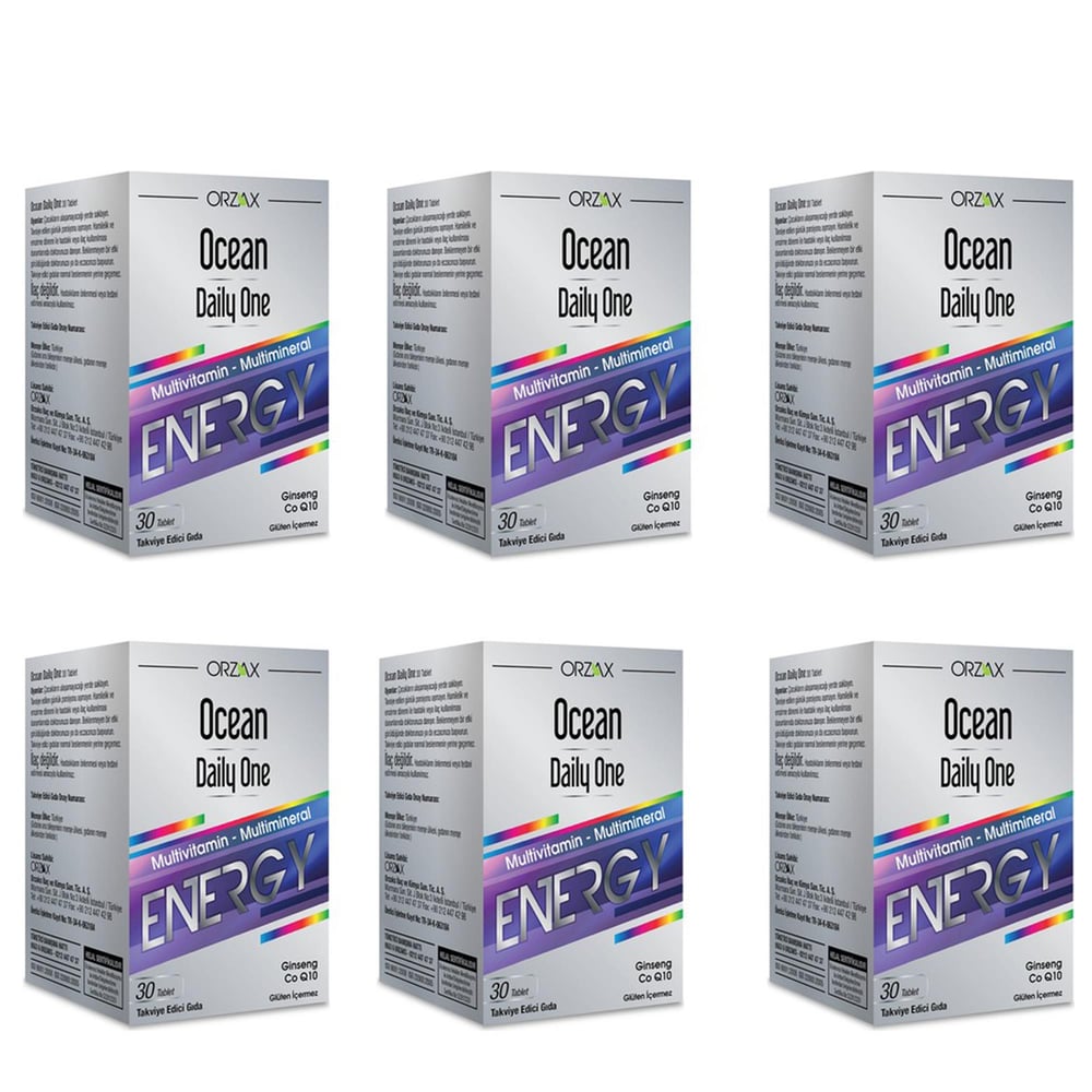 Ocean Daily One Energy 30 Tablet 6'lı