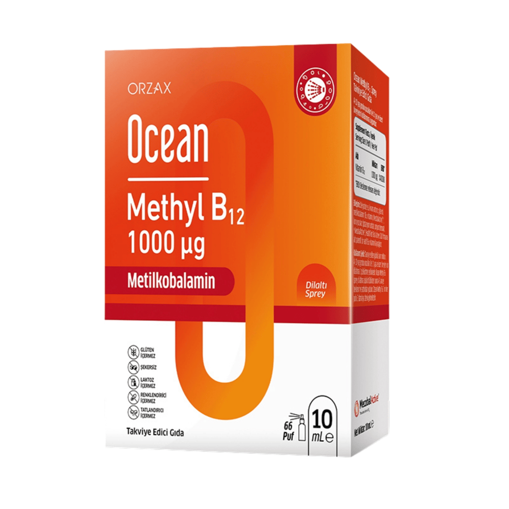 Ocean Methyl B12 1000 mcg Dilaltı Sprey 10 ml