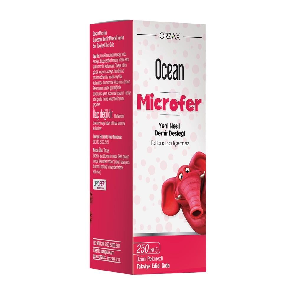 Ocean Microfer Şurup 250 ml
