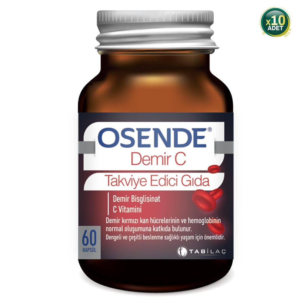 Osende Demir C 60 Kapsül 10'lu