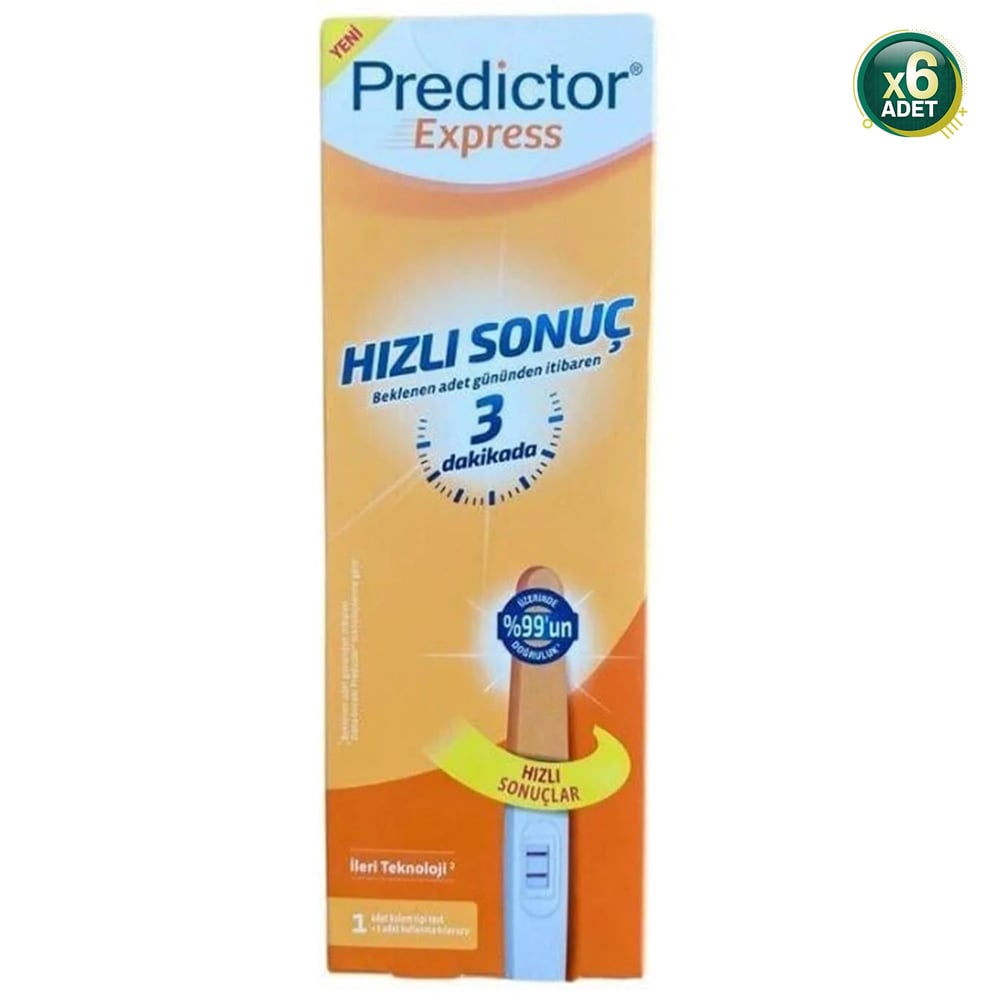 Predictor Express Erken Gebelik Testi 6 Adet