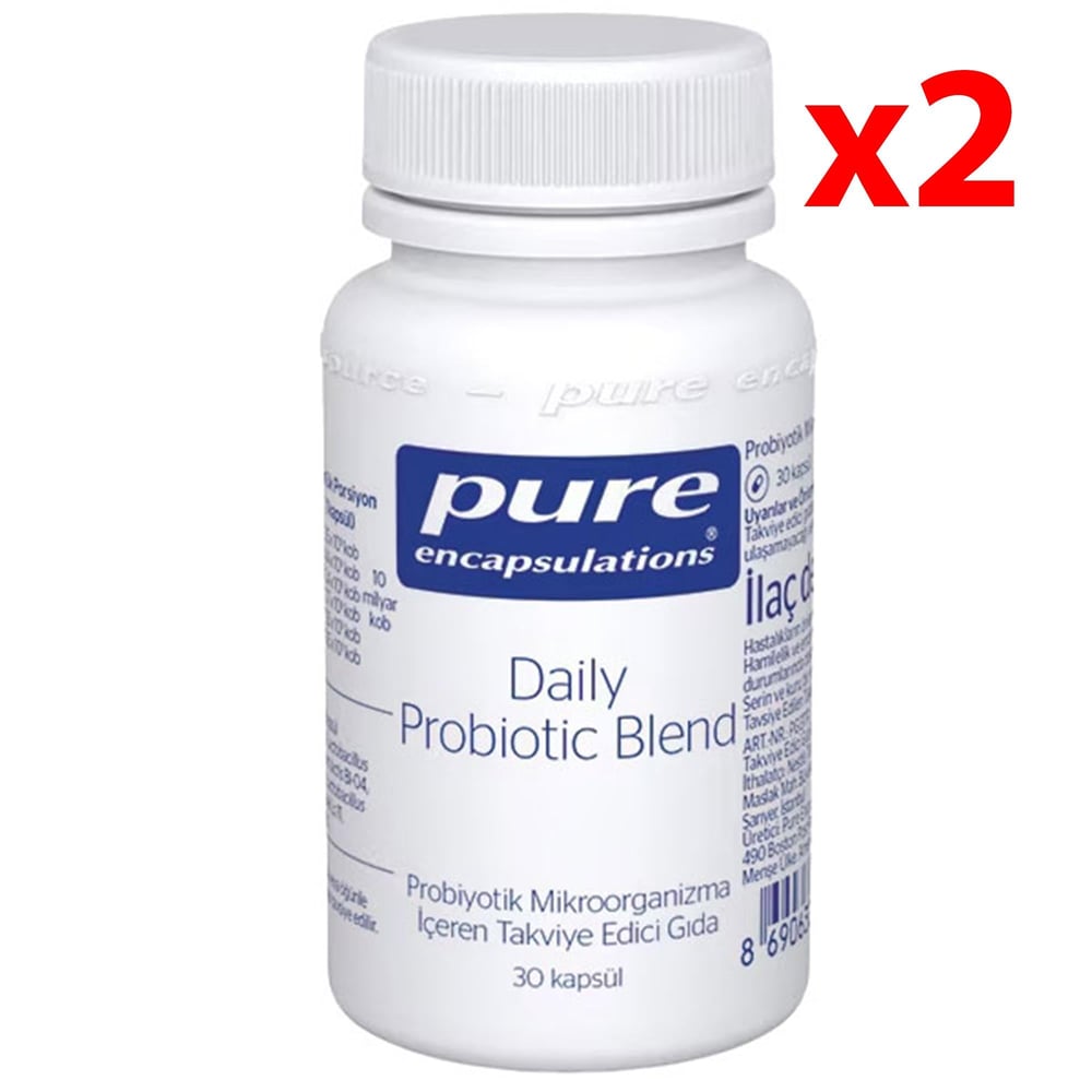 Pure Encapsulations Daily Probiotic 30 Kapsül 2 Adet