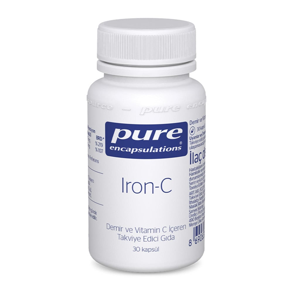 Pure Encapsulations Iron-C 30 Kapsül