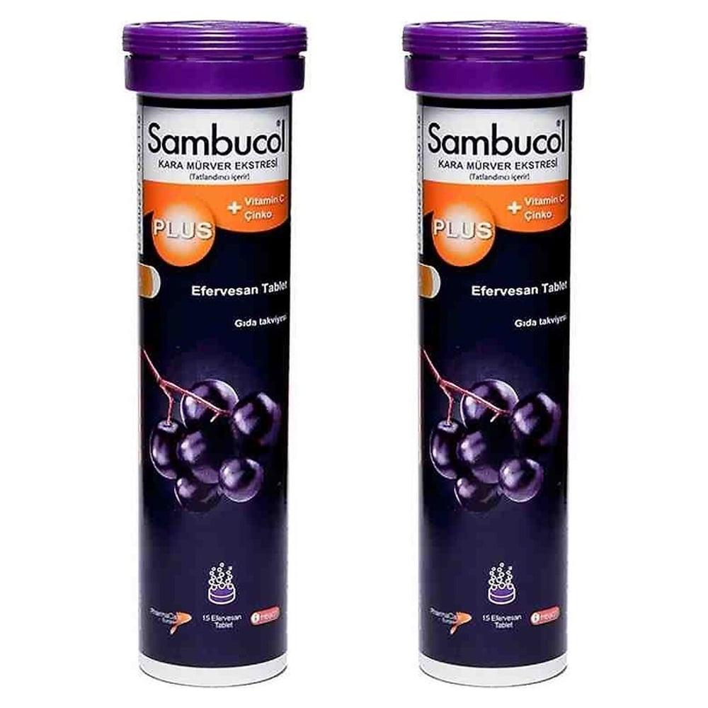 Sambucol Plus Efervesan 15 Tablet 2 Adet