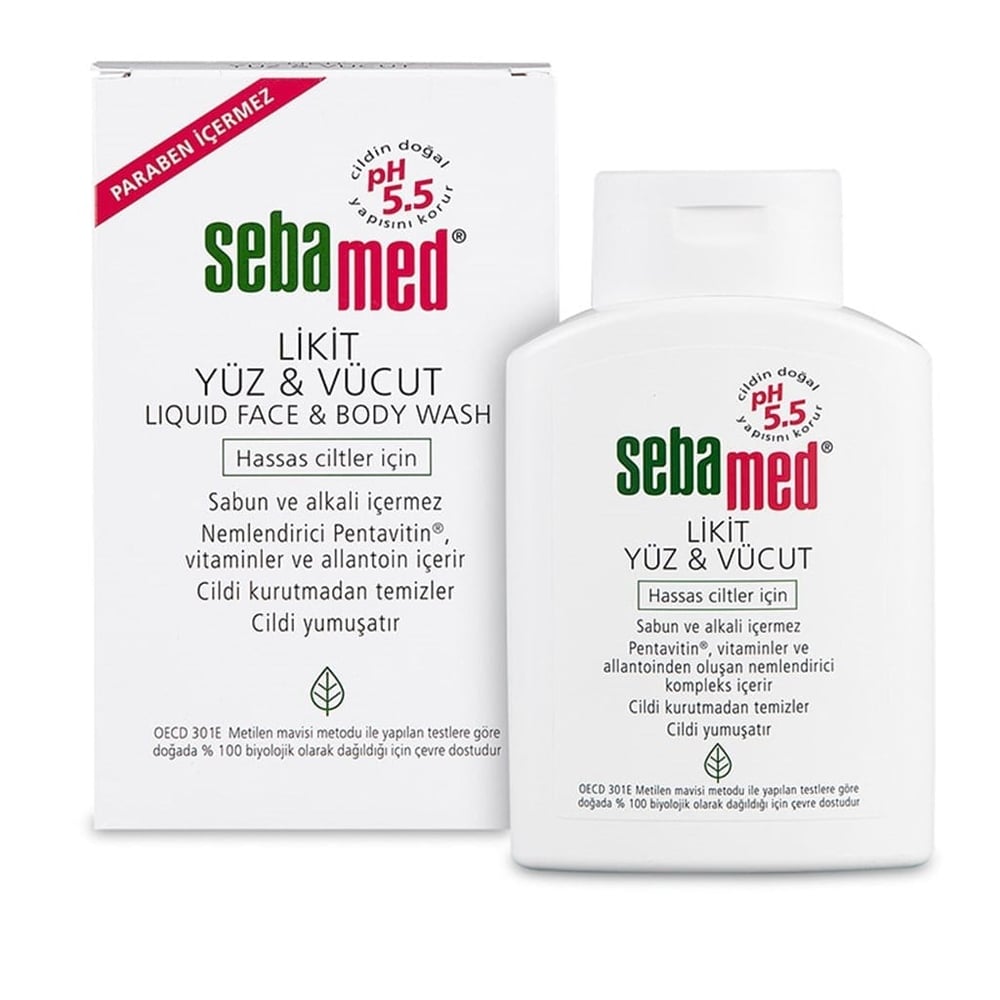 Sebamed Likit 200 ml Yüz ve Vücut Temizleme Jeli