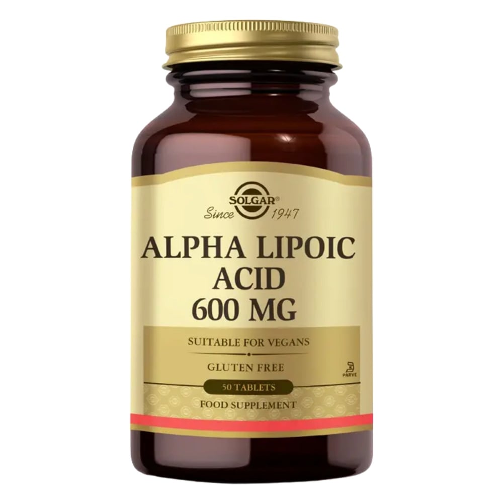 Solgar Alpha Lipoic Acid 600 mg 50 Tablet 