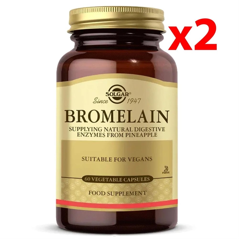 Solgar Bromelain 60 Kapsül 2 Adet