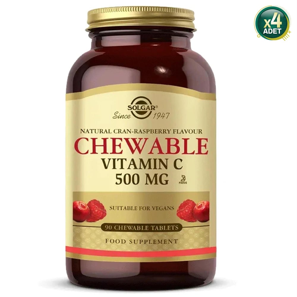 Solgar Chewable Vitamin-C 500 mg 90 Tablet 4 Adet
