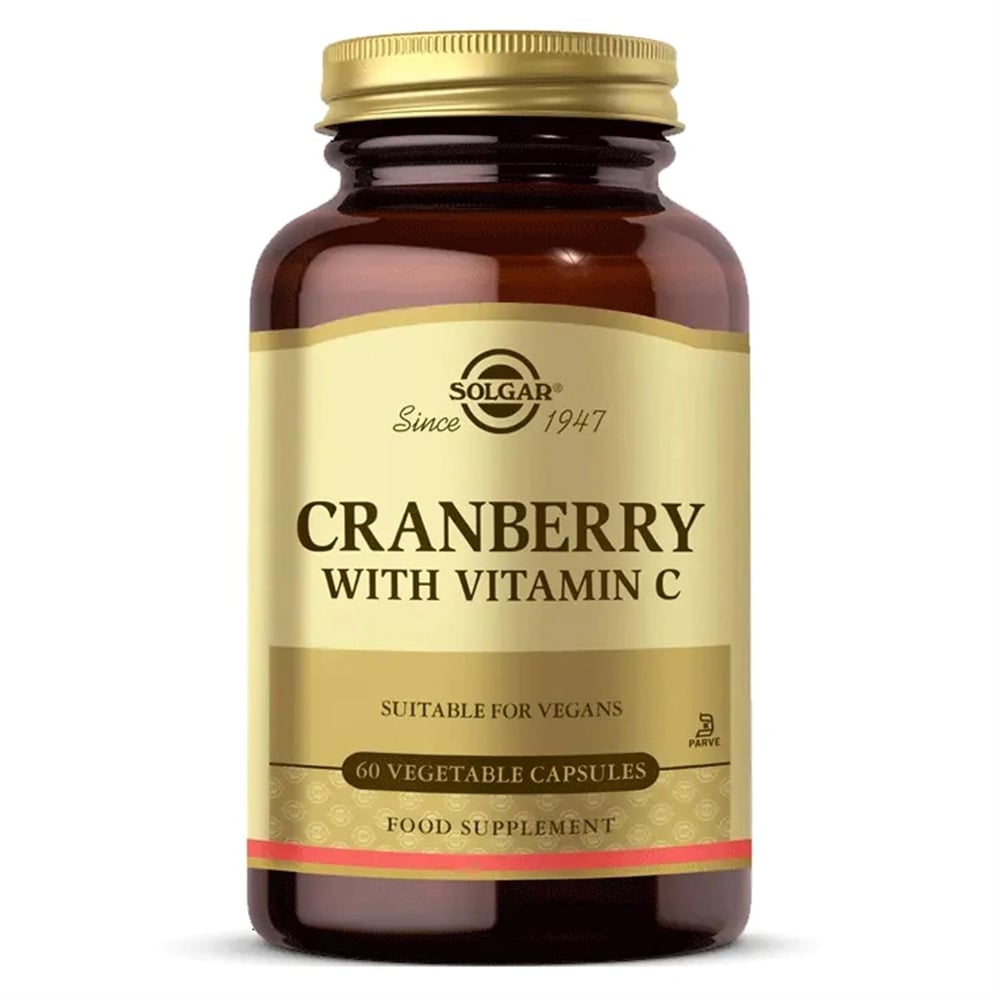 Solgar Cranberry With Vitamin C 60 Kapsül